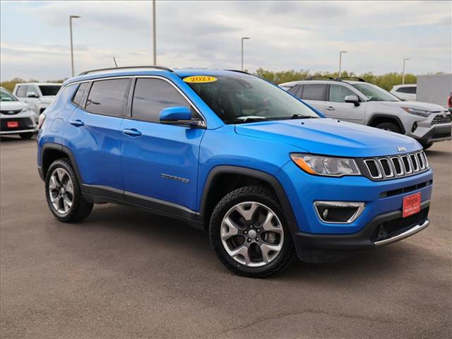 used 2021 Jeep Compass car, priced at $20,086