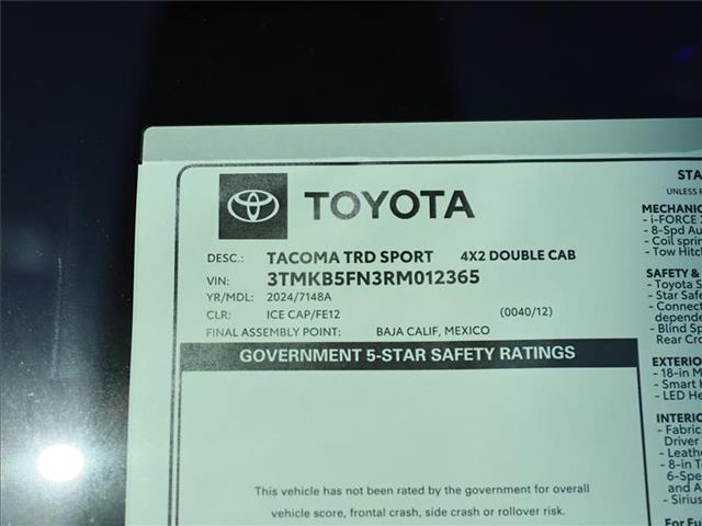 new 2024 Toyota Tacoma car, priced at $46,277