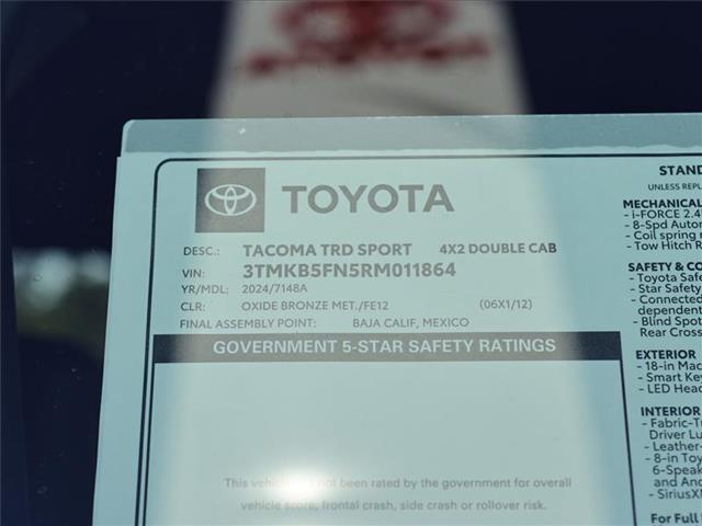 new 2024 Toyota Tacoma car, priced at $46,876