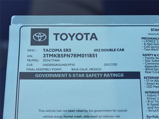 new 2024 Toyota Tacoma car, priced at $45,596