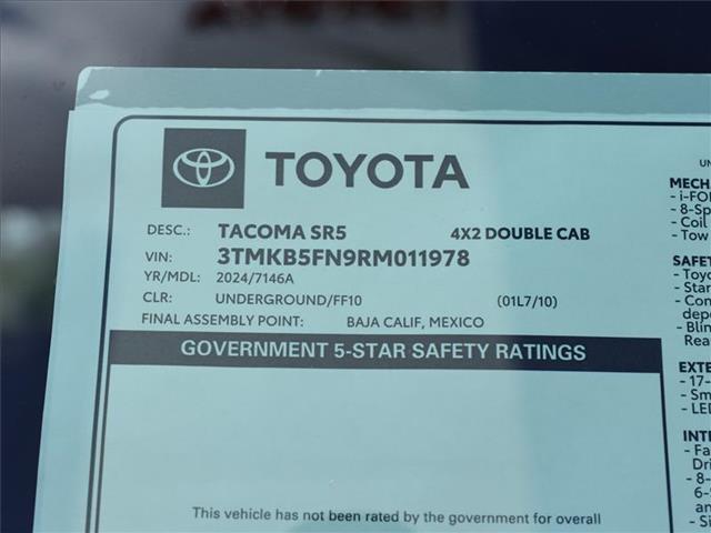 new 2024 Toyota Tacoma car, priced at $44,571