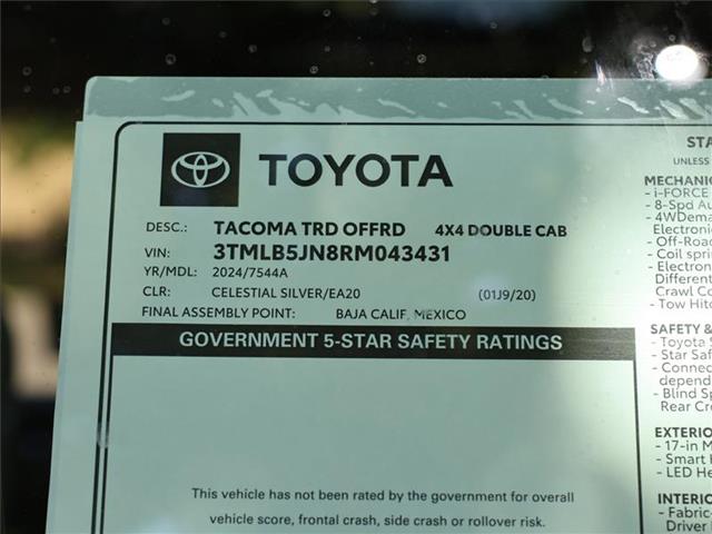 new 2024 Toyota Tacoma car, priced at $60,781