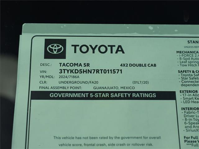 new 2024 Toyota Tacoma car, priced at $39,332