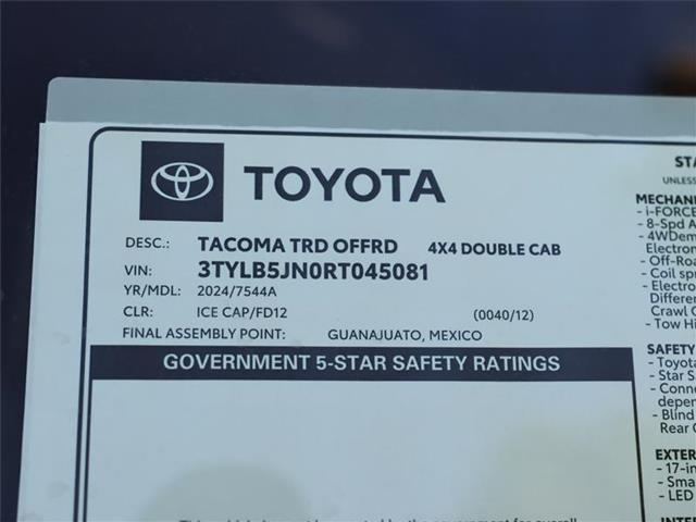 new 2024 Toyota Tacoma car, priced at $49,747