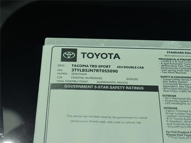 new 2024 Toyota Tacoma car, priced at $59,311