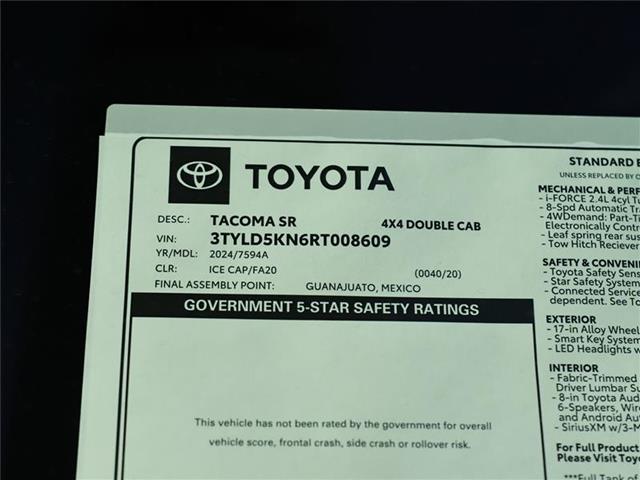 new 2024 Toyota Tacoma car, priced at $43,362