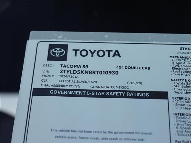 new 2024 Toyota Tacoma car, priced at $43,362