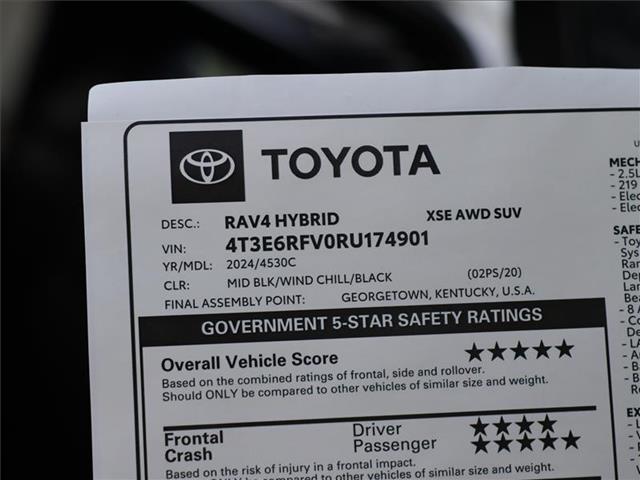 new 2024 Toyota RAV4 Hybrid car, priced at $47,000