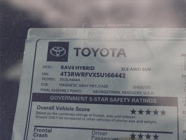 new 2025 Toyota RAV4 Hybrid car, priced at $39,946