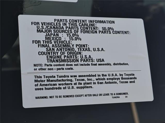 new 2024 Toyota Tundra car, priced at $60,117