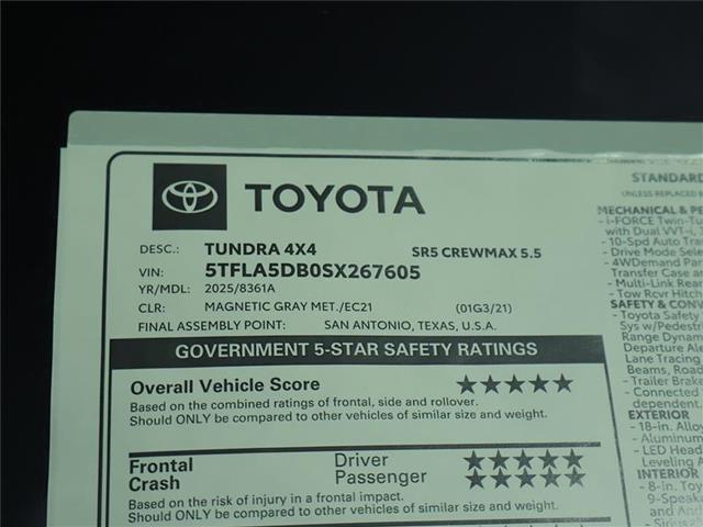 new 2025 Toyota Tundra car, priced at $68,231