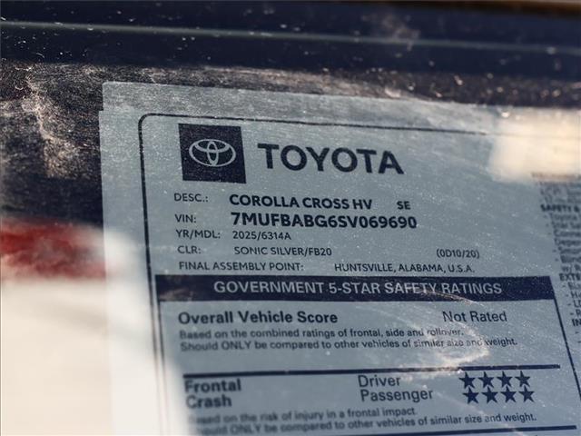 new 2025 Toyota Corolla Cross Hybrid car, priced at $35,311