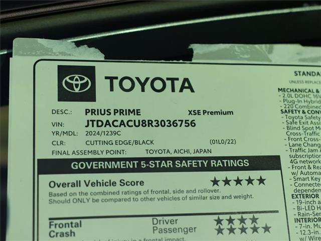 new 2024 Toyota Prius Prime car, priced at $46,052